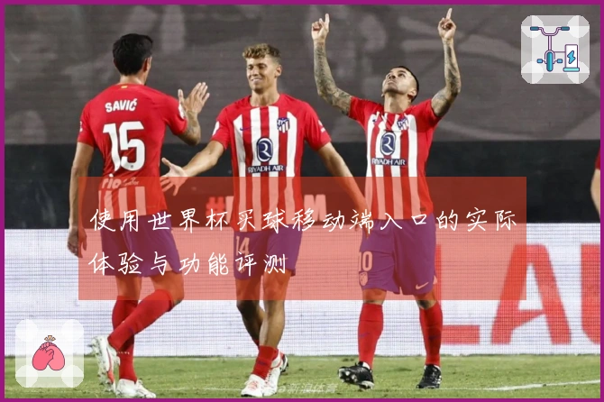 使用世界杯买球移动端入口的实际体验与功能评测